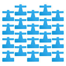 20 stks/pak Discreets Teenuitlijningspatches Alle katoenen-Blauw