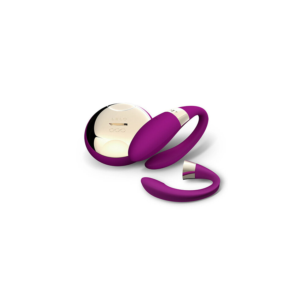 Lelo Tiani 2 Remote-Controlled Rechargeable Couple's Vibrator Deep Rose