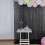 Black Sequin Backdrop Curtain 8 ft x 8 ft 3