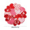 Valentine's Day Red Embroidered Placemats 35x35cm 3
