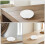 Round White PET Ceiling Light Cover 24.5 cm 3