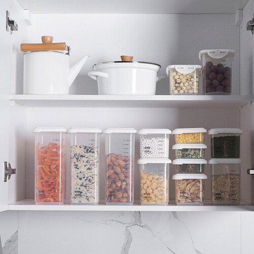 Transparent Food Storage Container 1000ml Sealable Kitchen 2