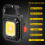 500LM USB-C Rechargeable Keychain Flashlight with Magnet 5