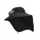 Fisherman Style Solar Hat Powered Night Outdoor-Black 1