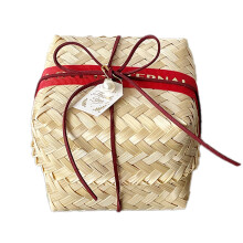 Bamboe geschenkmand met deksel 12,5x12cm & 16x12cm