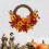 Autumn Wreath with Pumpkins Maple Leaves Pine Cones45cm 3