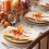 Halloween Artificial Flower Branch with Pumpkin Maple 6