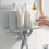 Wall-Mounted Shower Shelf ABS+PP30x21x13cm 7