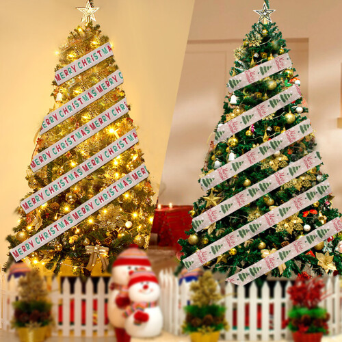 Fita de Natal de tecido, 6m x 6,5cm, multicolorida, 5 modelos. 2