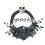 Skeleton Grapevine Wreath47cm Halloween Decor 1
