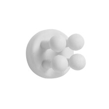 Vierbeiniger Silikon-Klebehaken, 4 cm