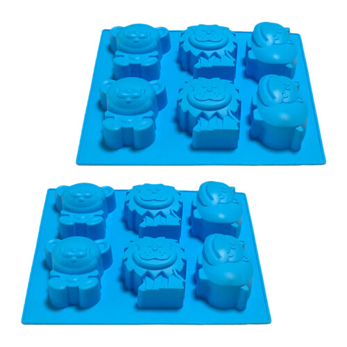 2Pcs High Temperatures Resistant Food Safe Silicone Baking Molds