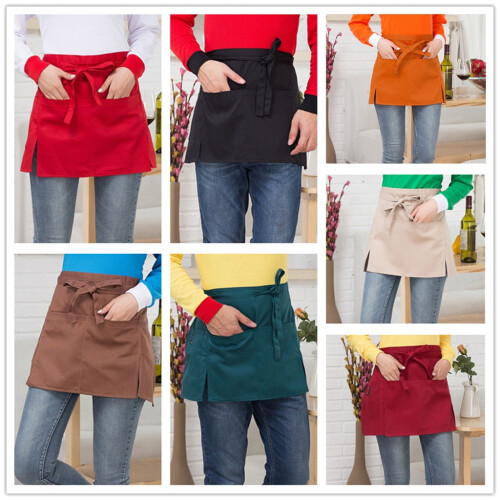 Unisex-Kochschürze mit 3 Taschen aus Polyester 2