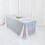 Sequin Rectangular Tablecloth 90 x 132 in Iridescent Blue 3
