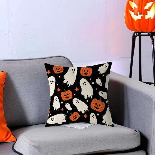 Conjunto de 2 capas de almofada de Halloween, 45x45cm (18x18 polegadas) 1