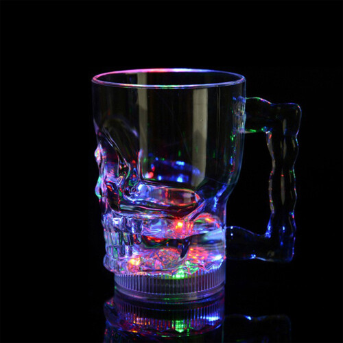 Gobelet phosphorescent transparent en PS – Activé par un liquide, 1 pièce 1