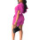 Completo da donna composto da top con scollo a V e volant e pantaloncini. 5