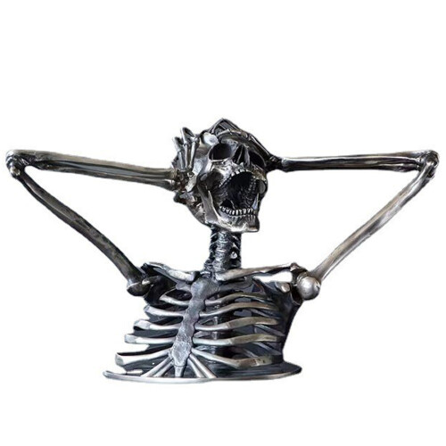 Scream Skeleton Resin Statue17x15x11cm