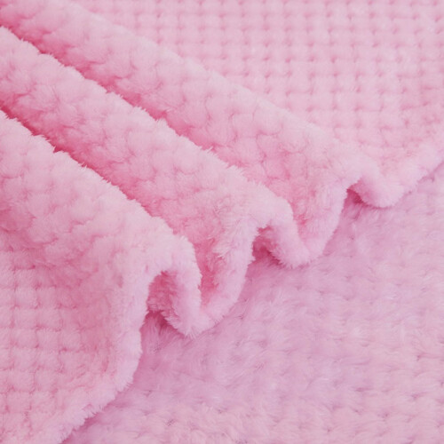 Turtle Shell Jacquard Throw Blanket Pink 18x26in 2
