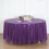 Sequin Round Tablecloth 120 inch Purple 4