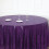 Sequin Round Tablecloth 120 inch Purple 5