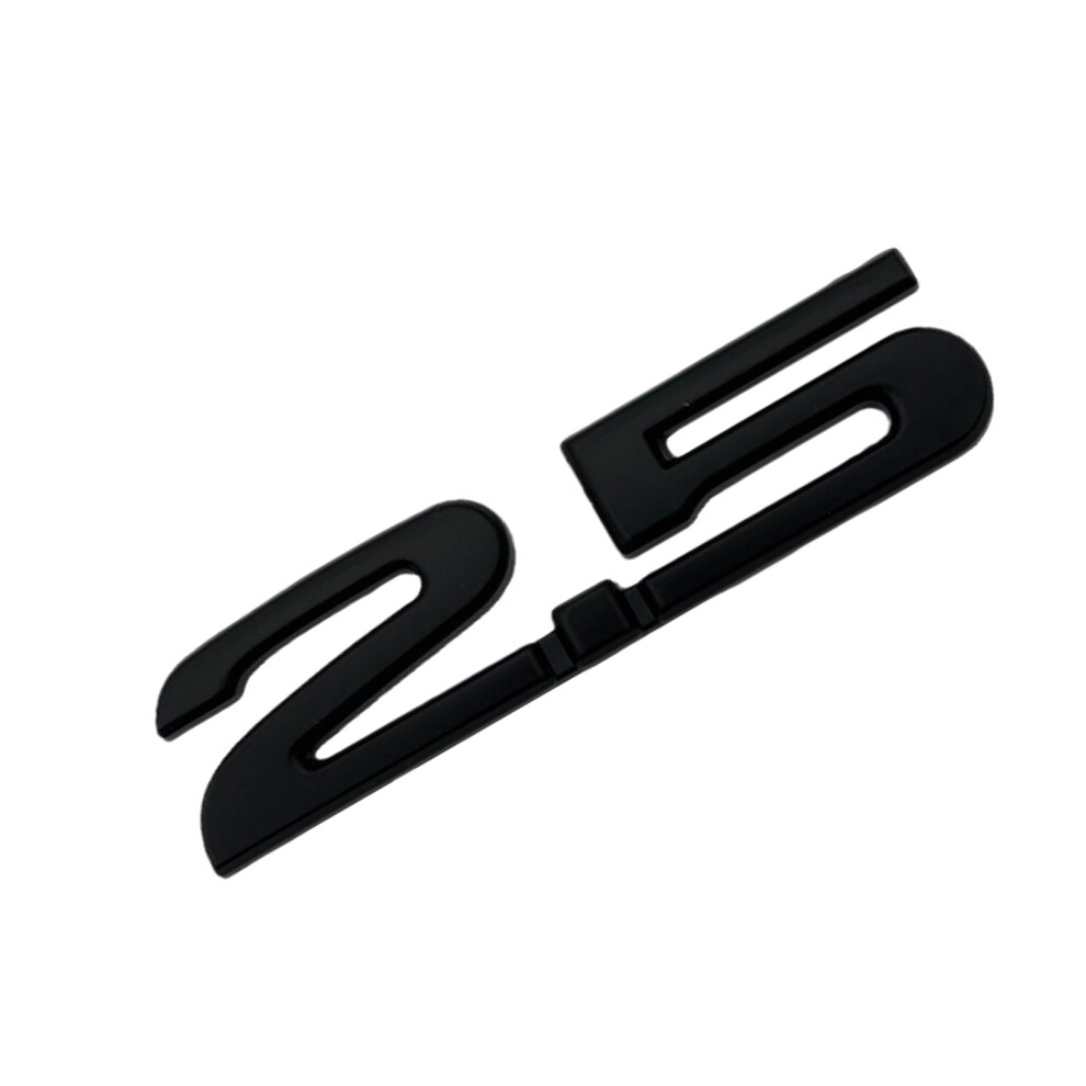 Automotive Accessory 3D Abs 2.0 2.5 Shaped Car-2.5 Gloss Black 7704001141412