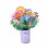 Pop-Up Flower Bouquet Greeting Card, Multicolour, 21x28cm 1