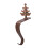 Iron Christmas Stocking Hooks – Copper, Black, Bronze (10 1