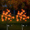 Solar Maple Leaf & Pumpkin Ground Stake Light 1