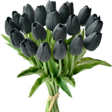 Élénk rózsaszín műtulipánok 34,5 cm x 10 db