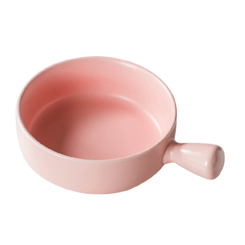 Ceramic Soup Bowl with Handle, Oven & Dishwasher Safe