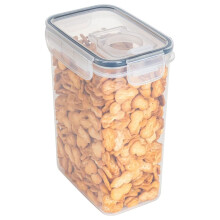 Clear Airtight Plastic Storage Jars Set – 5 Sizes