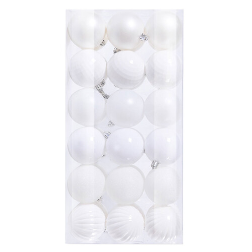36pcs Shatterproof Christmas Tree Baubles 6cm
