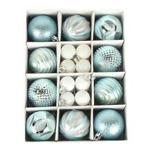 Shatterproof PVC Christmas Baubles Set – 26 pcs, 3 cm & 6