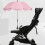 Barnvagnsparaply62cm UV-skydd360 justerbart 4