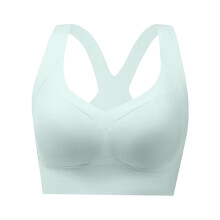 Seamlessly Nylon Sports Bra Vest Style Camisole-fish water L
