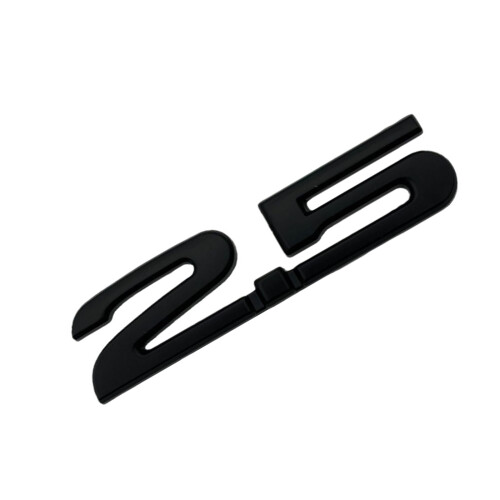 Automobilzubehör 3D ABS Auto Emblem-2,5 glänzendes Schwarz