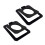 Support de support d'isolation de haut-parleur universel,-Noir 1