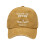 Nostalgic Baseball Cap Wash Cotton Adjustable-turmeric fifties 1