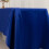 Royal Blue Lamour Satin Rectangular Tablecloth 60 x 126 in 5