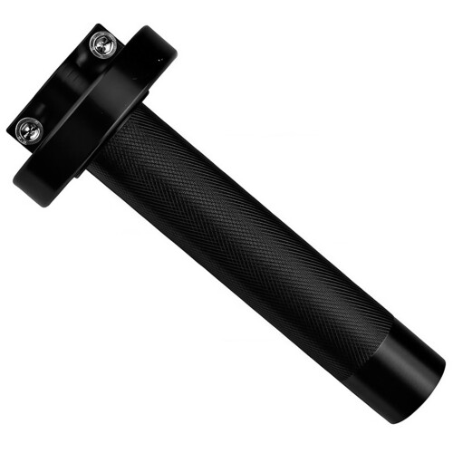Racing Style Motorcycle Throttle Grip Ergonomic Handlebar-Black