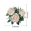Artificial Rose & Leaf Candle Wreath 23 cm 3