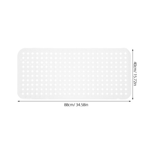 Antislip badmat van PVC met zuignappen – 88x40 cm 1