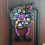LED Halloween Wreath60x38cm Purple Light Witch Decor 2