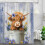 Polyester Shower Curtain with Grommets, 72x72 in 2