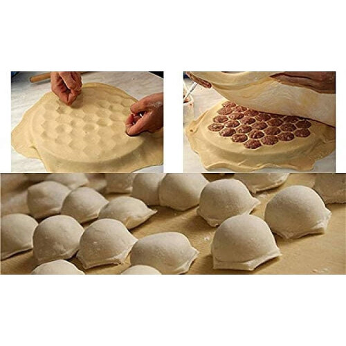 Cast Aluminium Ravioli Maker – 37-Cavity, 25cm 2
