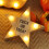 Enfeite de Halloween de madeira com LED – Morcego, Estrela, Abóbora – 4