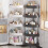Corner Storage Shelf with Wheels – 5-Tier Plastic Rack 2