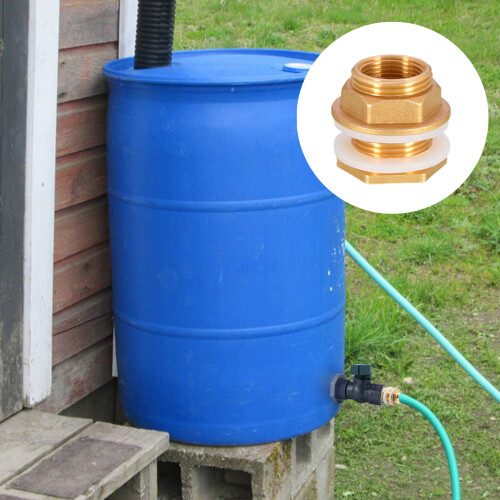 Brass Bulkhead Fitting with Silicone Seal3/8"1/2" 1