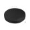 Black Cotton-Polyester Round Stool Cover 33cm 4